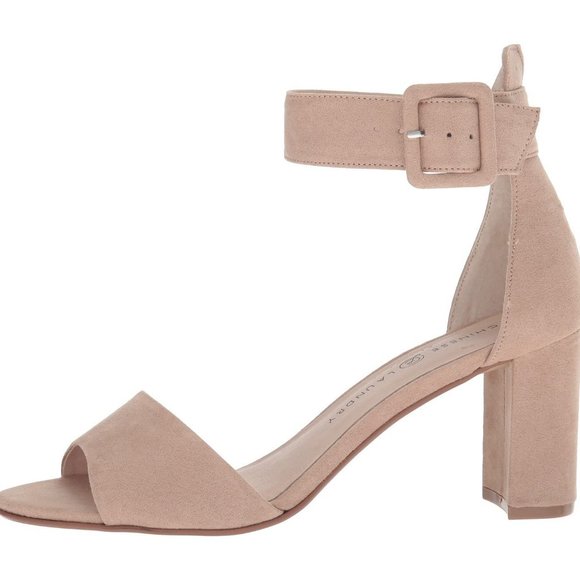 CHINESE LAUNDRY RUMOR MICRO SUEDE NUDE SANDAL - Picture 3 of 3